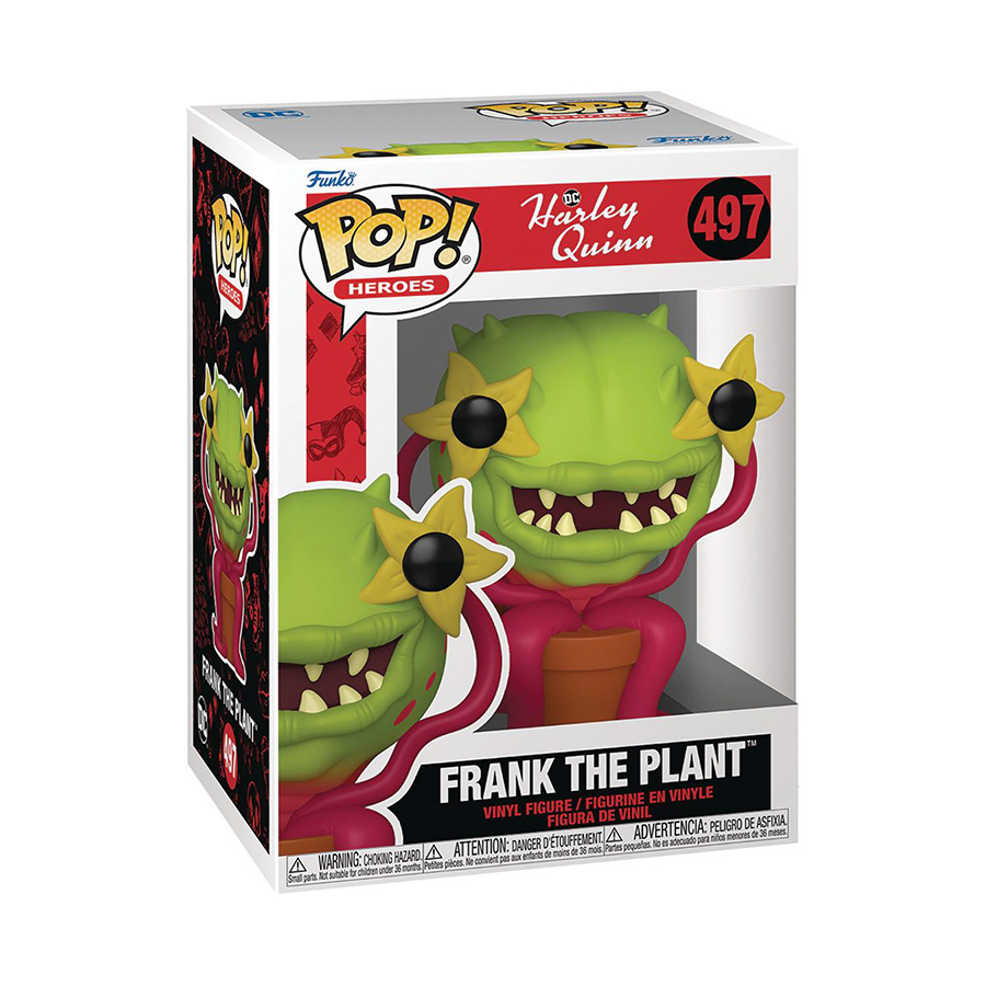 POP Heroes Harley Quinn Animated Series Frank The Plant Vinyl Figure