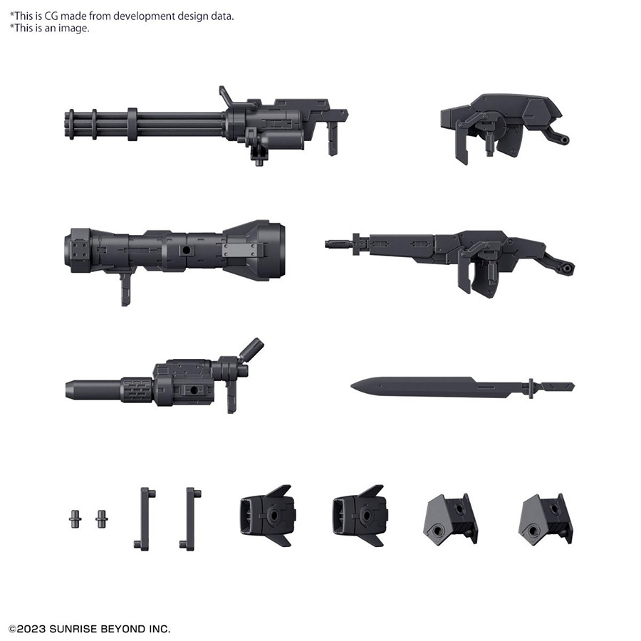 AMAIM Warrior At The Borderline High Grade 1/72 Kit - Weapon Set 7