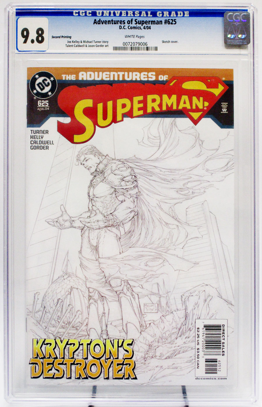 Adventures Of Superman #625 Cover D 2nd Ptg CGC 9.8