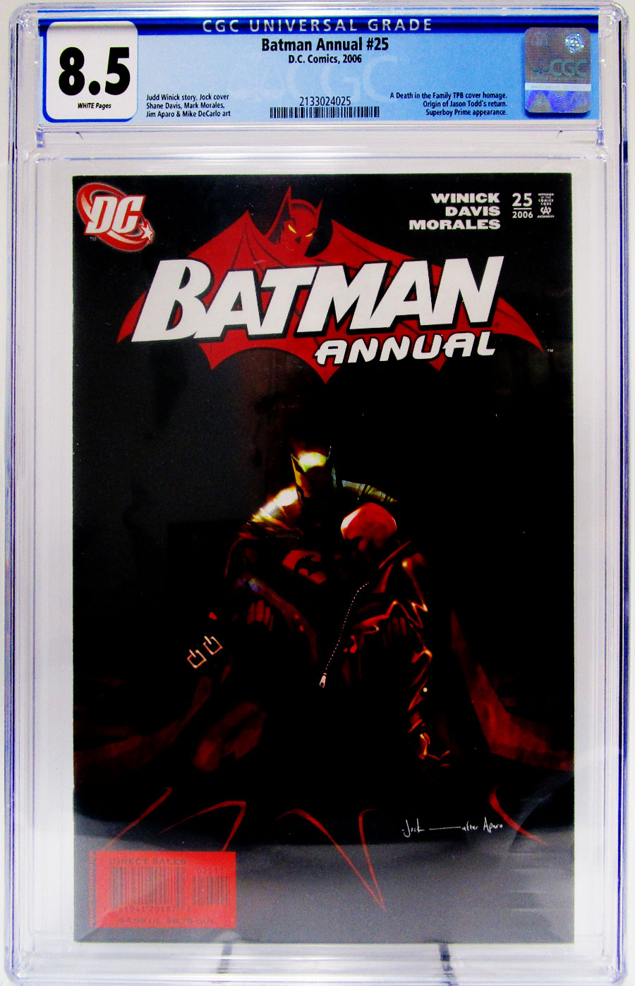 Batman Annual #25 Cover C 1st Ptg CGC 8.5