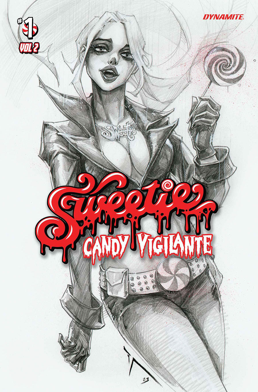 Sweetie Candy Vigilante Vol 2 #1 Cover N Incentive Ivan Tao Pencils Trade Dress Cover
