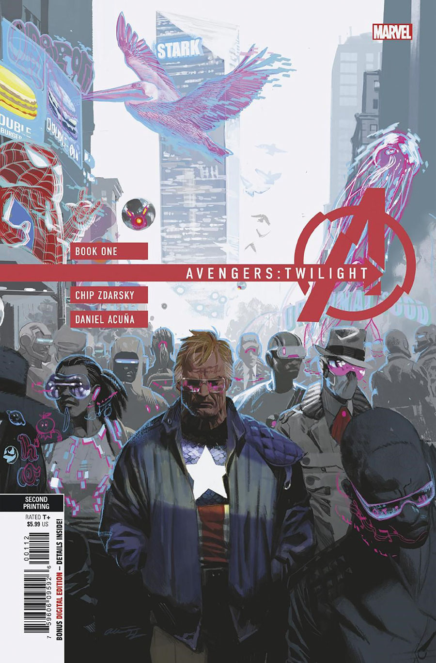 Avengers Twilight #1 Cover K 2nd Ptg Daniel Acuna Variant Cover (Limit 1 Per Customer)