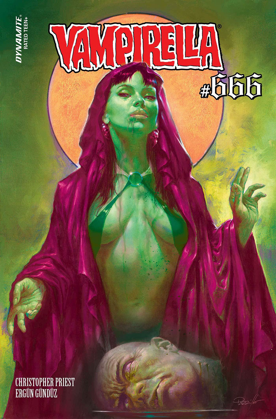 Vampirella Vol 8 #666 Cover R Variant Lucio Parrillo Ultraviolet Cover
