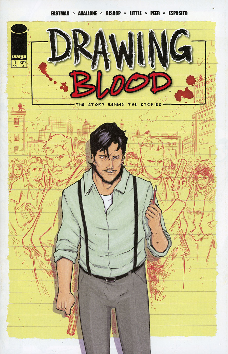 Drawing Blood #1 Cover B Variant Ben Bishop Cover
