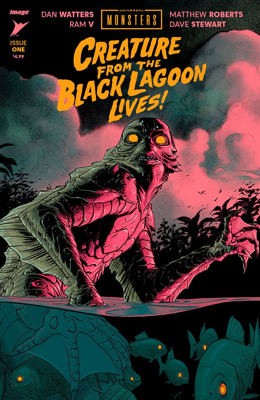 Universal Monsters Creature From The Black Lagoon Lives #1 Cover A Regular Matthew Roberts & Dave Stewart Cover