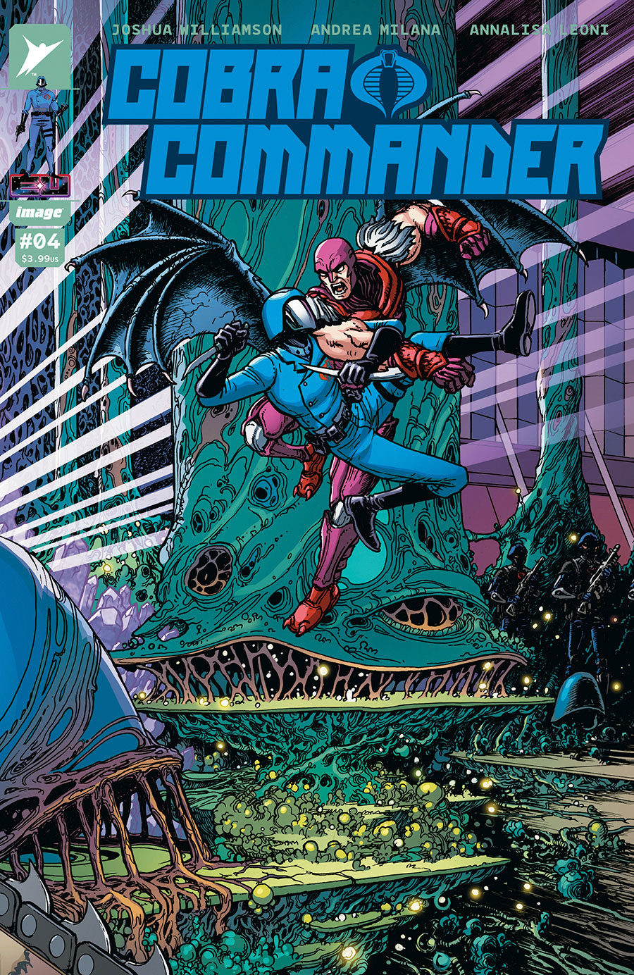 Cobra Commander #4 Cover C Incentive Chris Burnham & Brian Reber Connecting Variant Cover