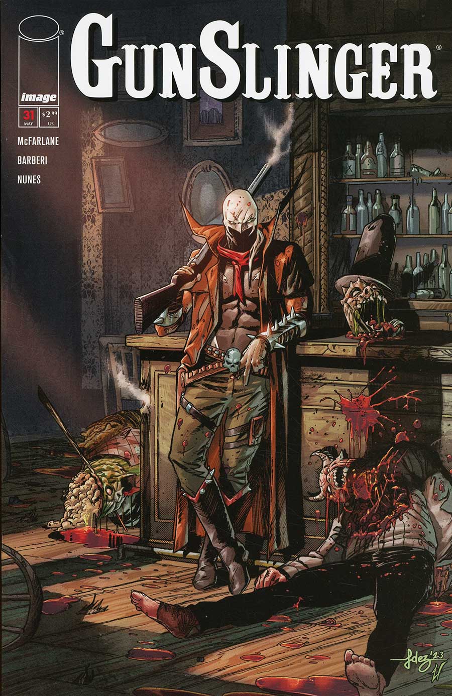 Gunslinger Spawn #31 Cover B Variant Javi Fernandez Cover