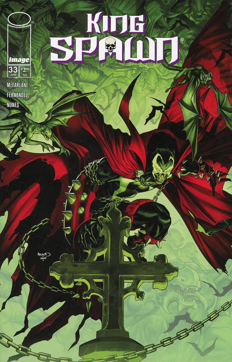 King Spawn #33 Cover B Variant Paul Renaud Cover