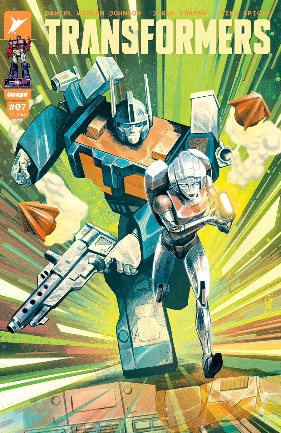 Transformers Vol 5 #7 Cover F Incentive Mike Del Mundo Variant Cover