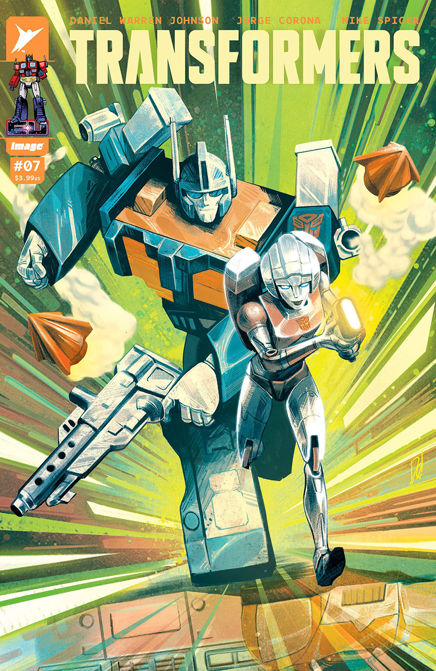 Transformers Vol 5 7 Cover F Incentive Mike Del Mundo Variant Cover 