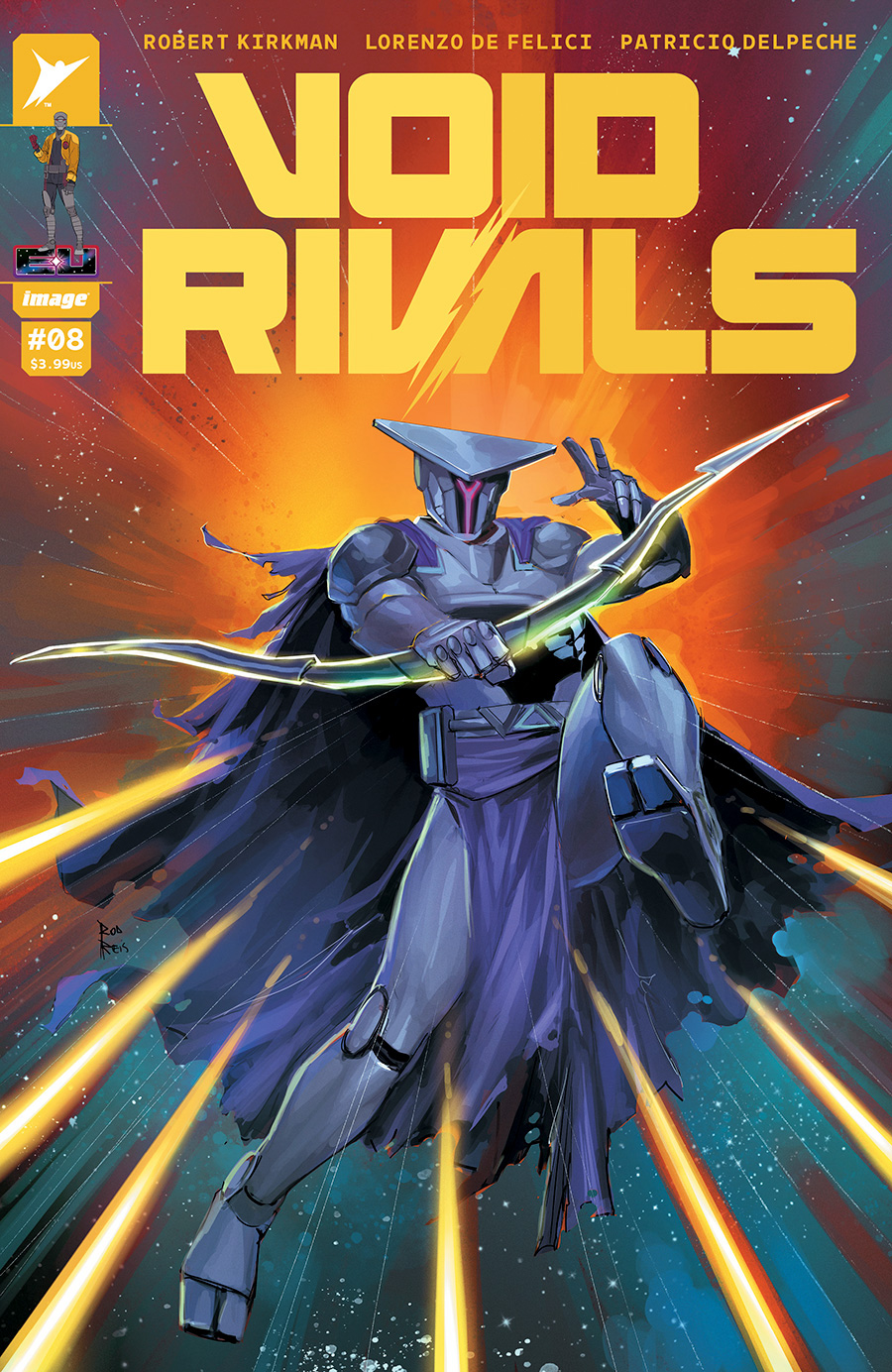 Void Rivals #8 Cover E Incentive Rod Reis Variant Cover