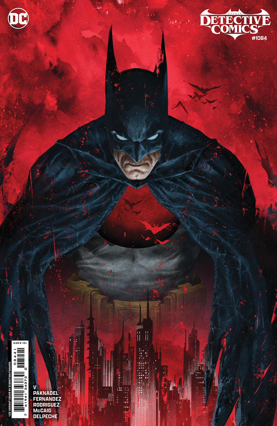 Detective Comics Vol 2 #1084 Cover F Incentive Sebastian Fiumara Card Stock Variant Cover