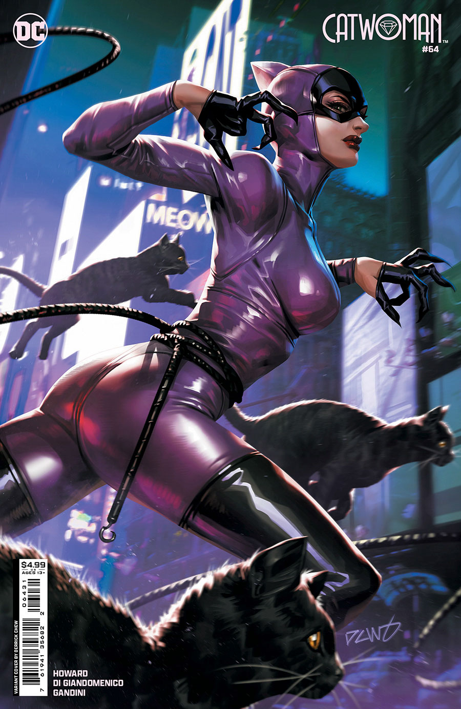 Catwoman Vol 5 #64 Cover C Variant Derrick Chew Card Stock Cover