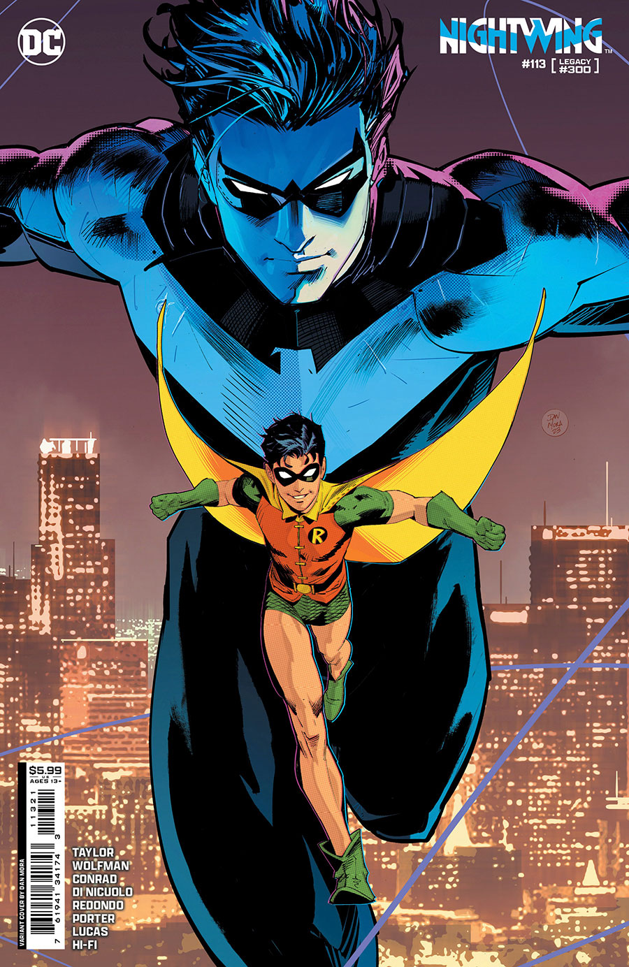 Nightwing Vol 4 #113 Cover B Variant Dan Mora Card Stock Cover (#300)