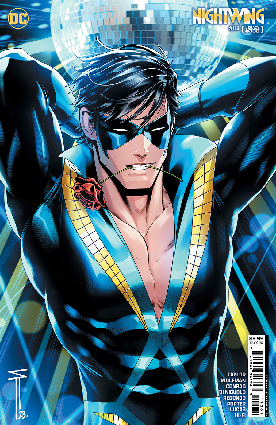 Nightwing Vol 4 #113 Cover D Variant Serg Acuna Card Stock Cover (#300)