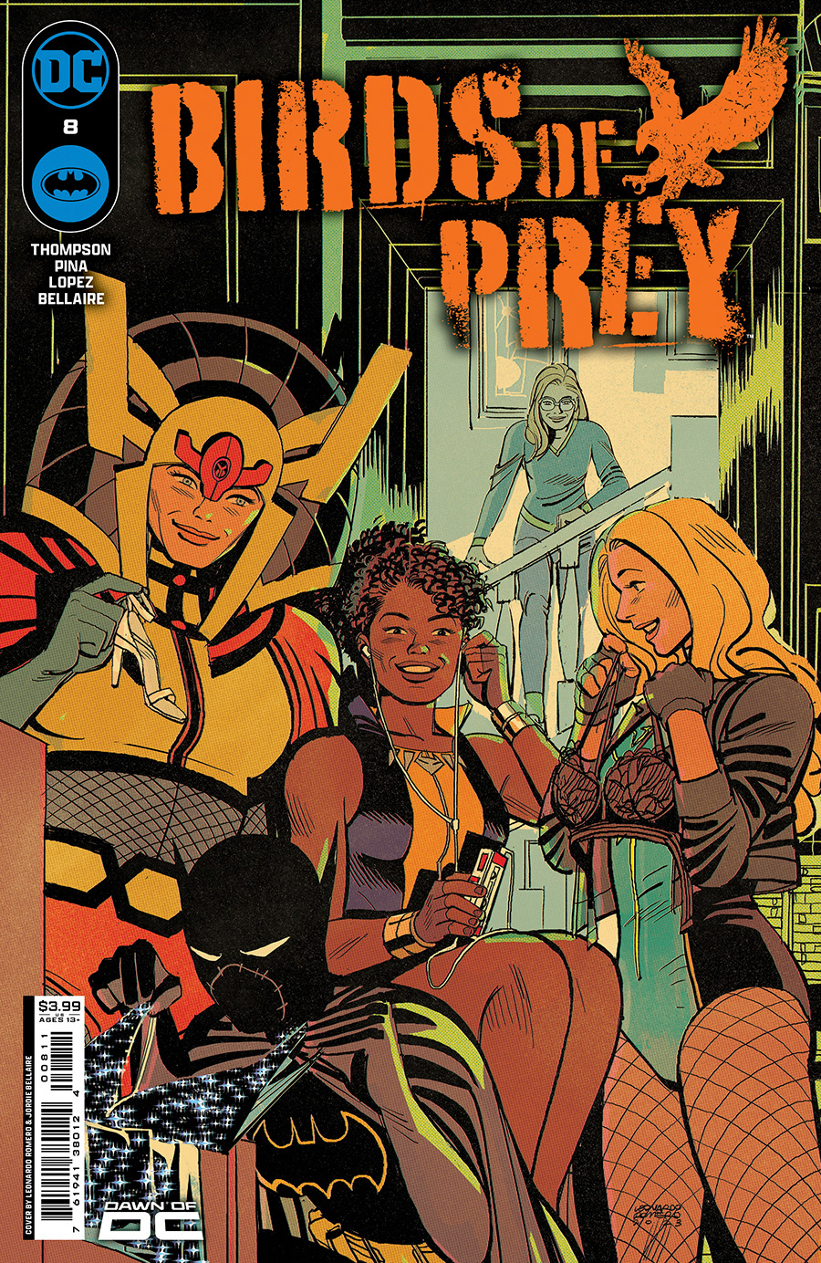 Birds Of Prey Vol 5 #8 Cover A Regular Leonardo Romero Cover