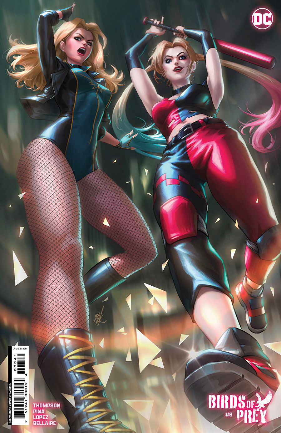 Birds Of Prey Vol 5 #8 Cover E Incentive Ejikure Card Stock Variant Cover