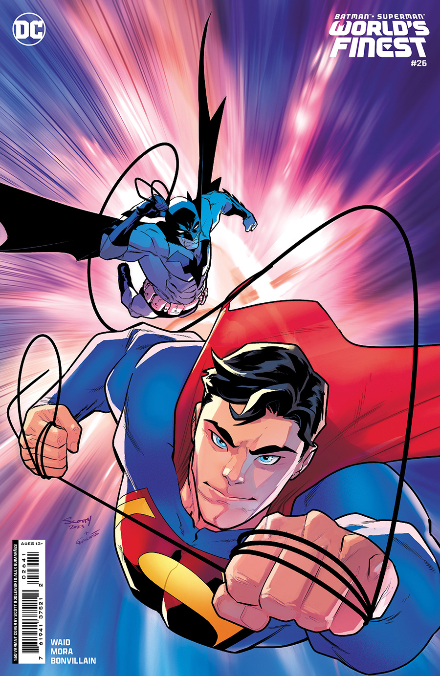Batman Superman Worlds Finest #26 Cover G Incentive Scott Godlewski Card Stock Variant Cover