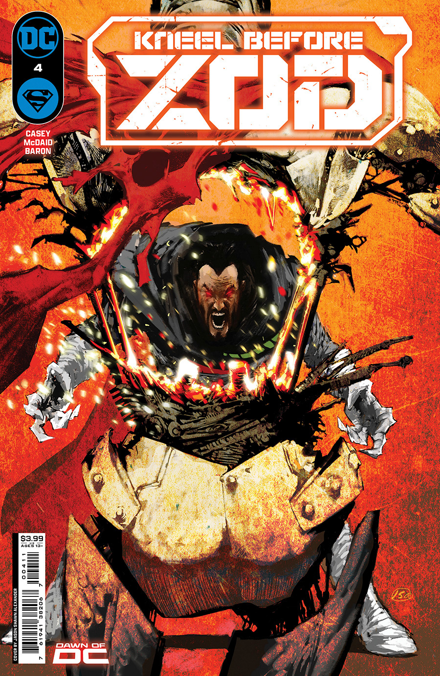 Kneel Before Zod #4 Cover A Regular Jason Shawn Alexander Cover