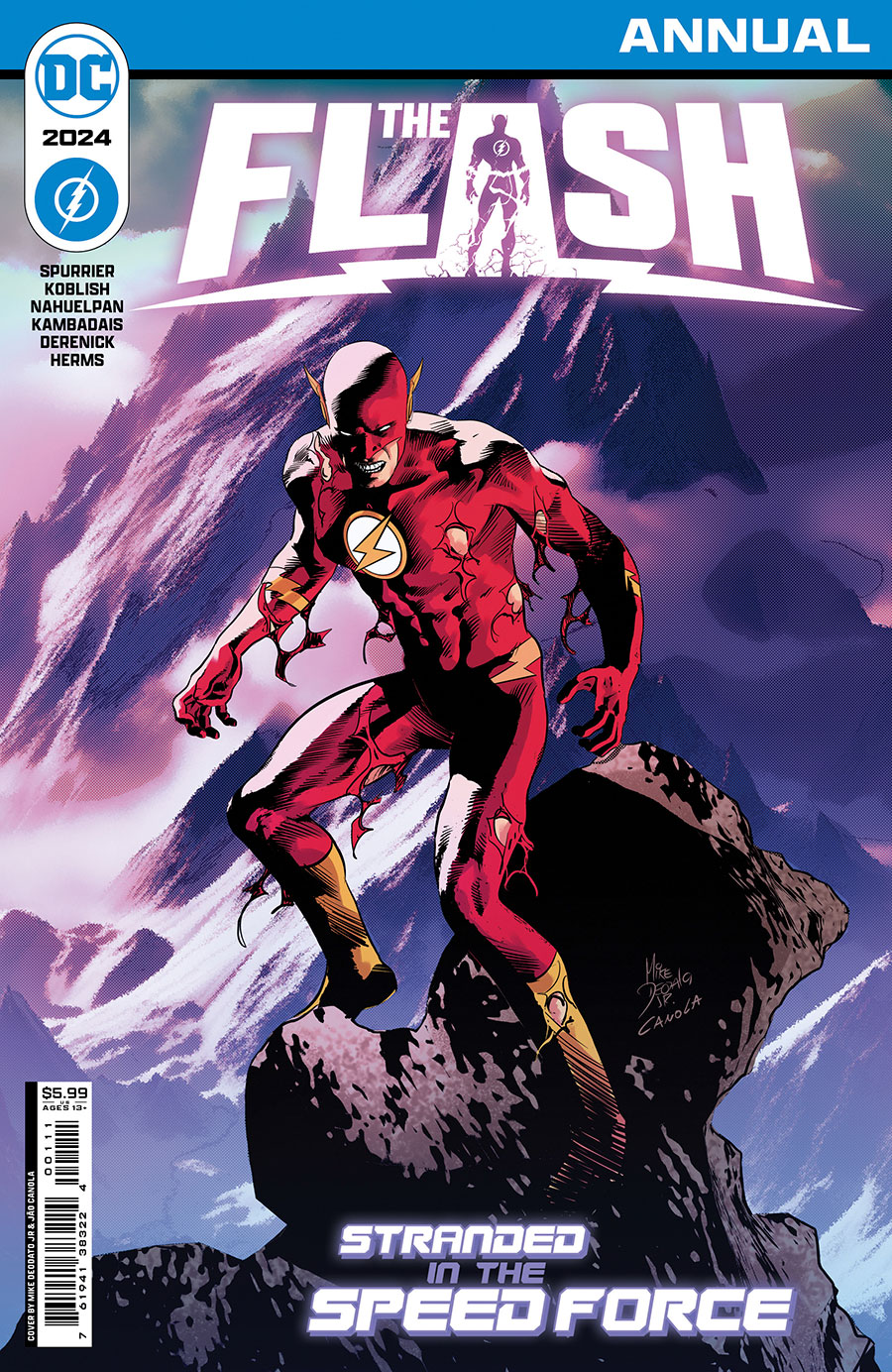 Flash Vol 6 2024 Annual #1 (One Shot) Cover A Regular Mike Deodato Jr Cover