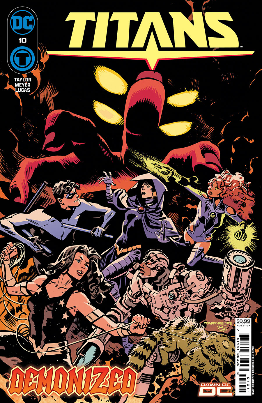 Titans Vol 4 #10 Cover A Regular Chris Samnee Cover