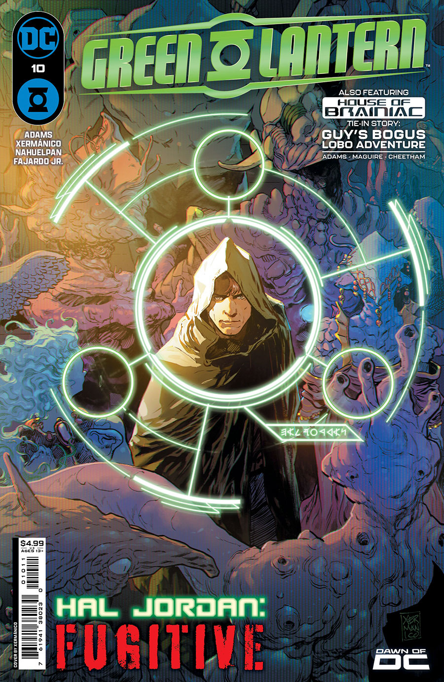 Green Lantern Vol 8 #10 Cover A Regular Xermanico Cover (House Of Brainiac Tie-In)