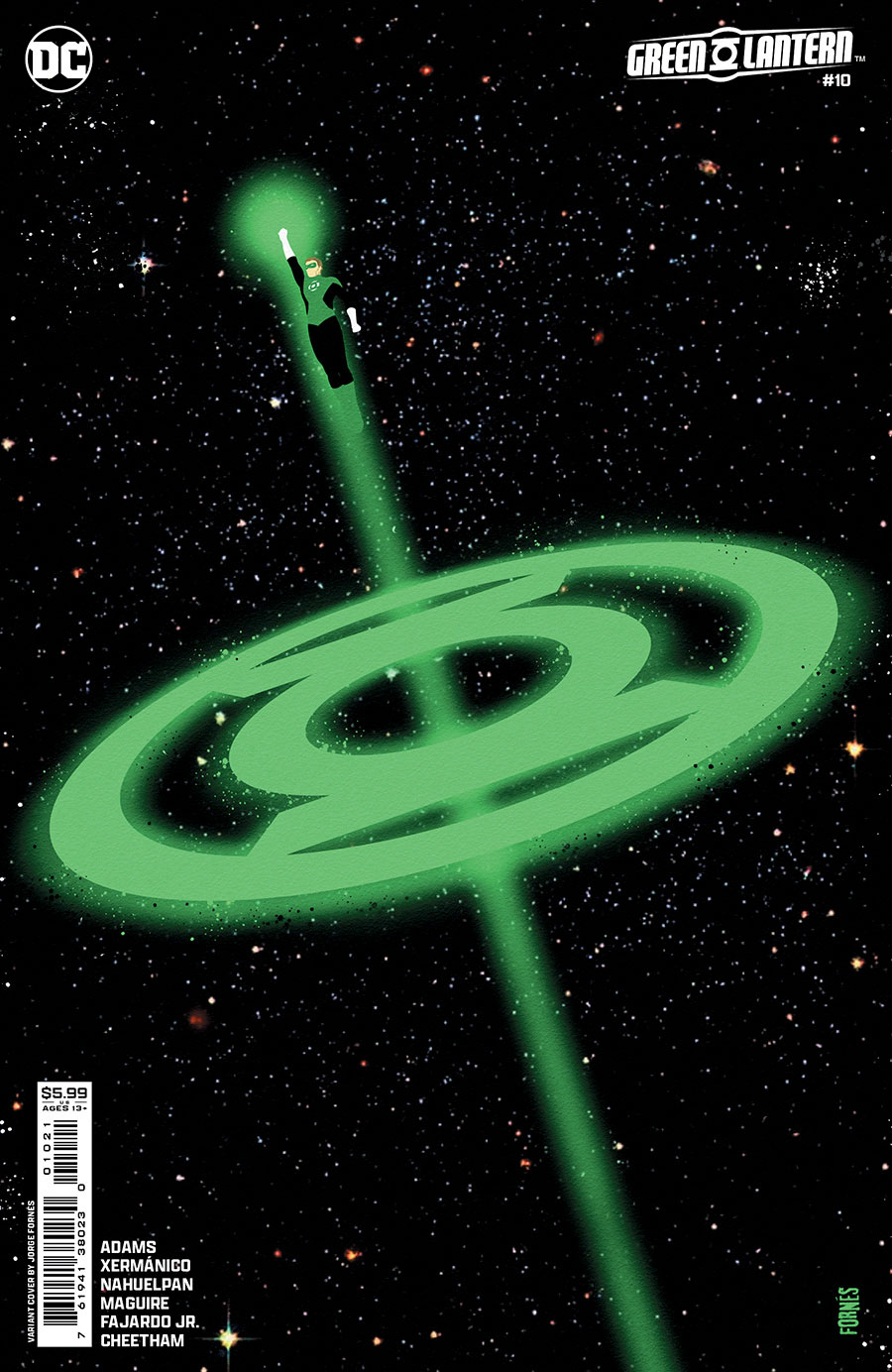 Green Lantern Vol 8 #10 Cover C Variant Jorge Fornes Card Stock Cover (House Of Brainiac Tie-In)