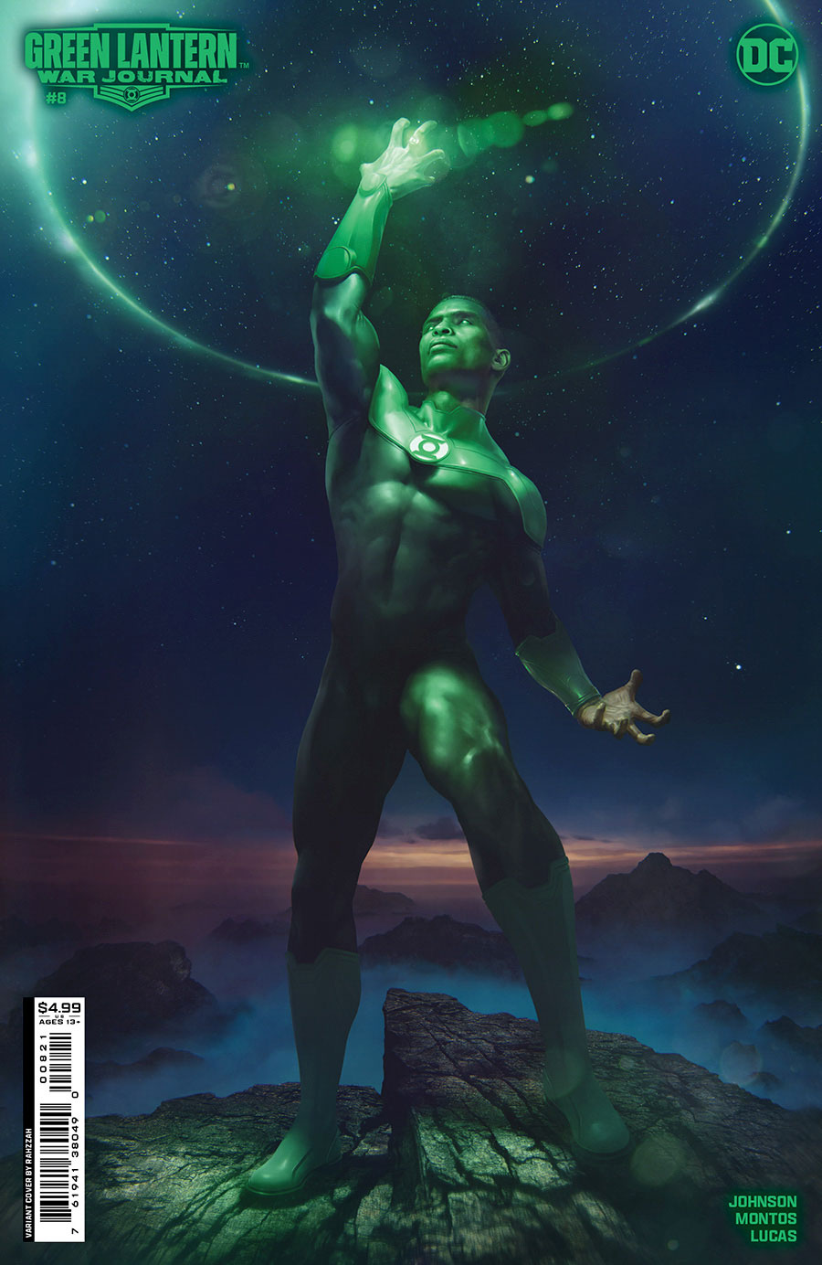 Green Lantern War Journal #8 Cover B Variant Rahzzah Card Stock Cover