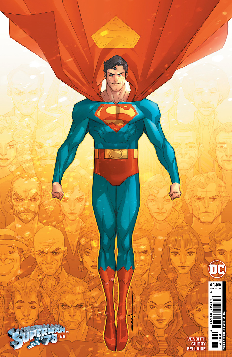 Superman 78 The Metal Curtain #6 Cover B Variant Ozgur Yildrim Card Stock Cover