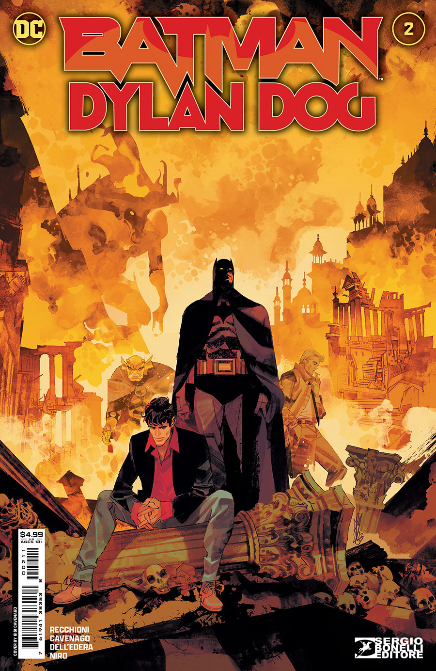 Batman Dylan Dog #2 Cover A Regular Gigi Cavenago Cover