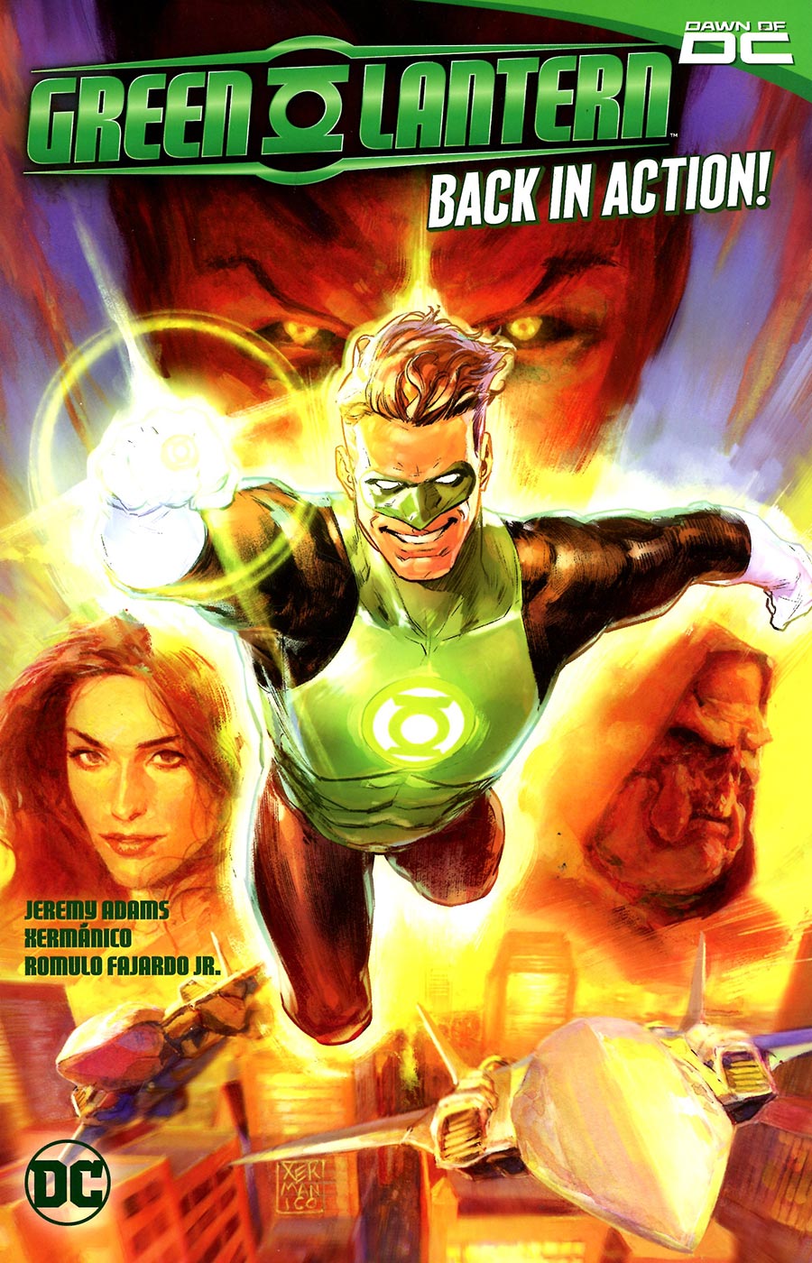 Green Lantern (2023) Vol 1 Back In Action TP Book Market Xermanico Cover