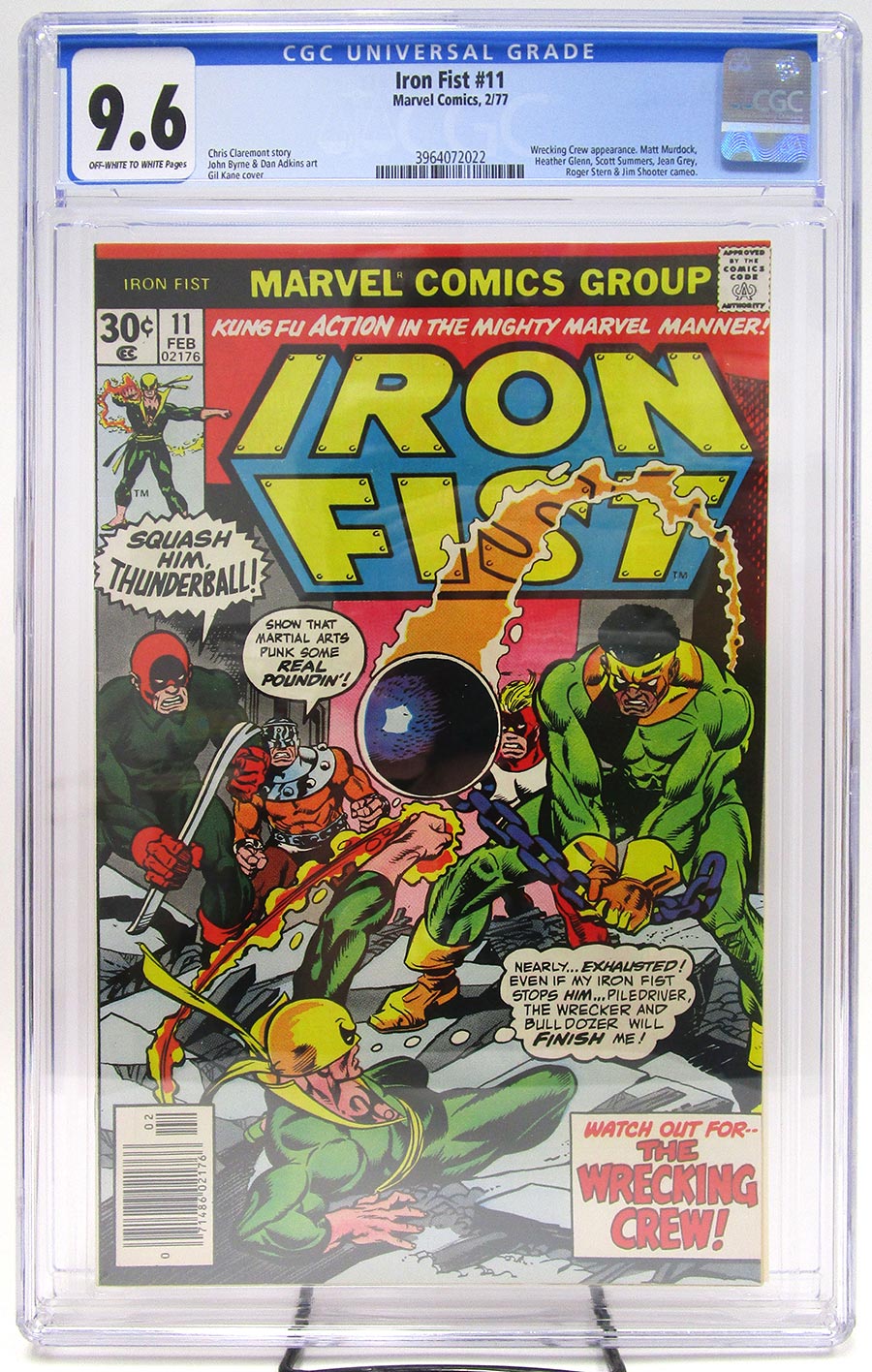 Iron Fist #11 Cover B CGC 9.6