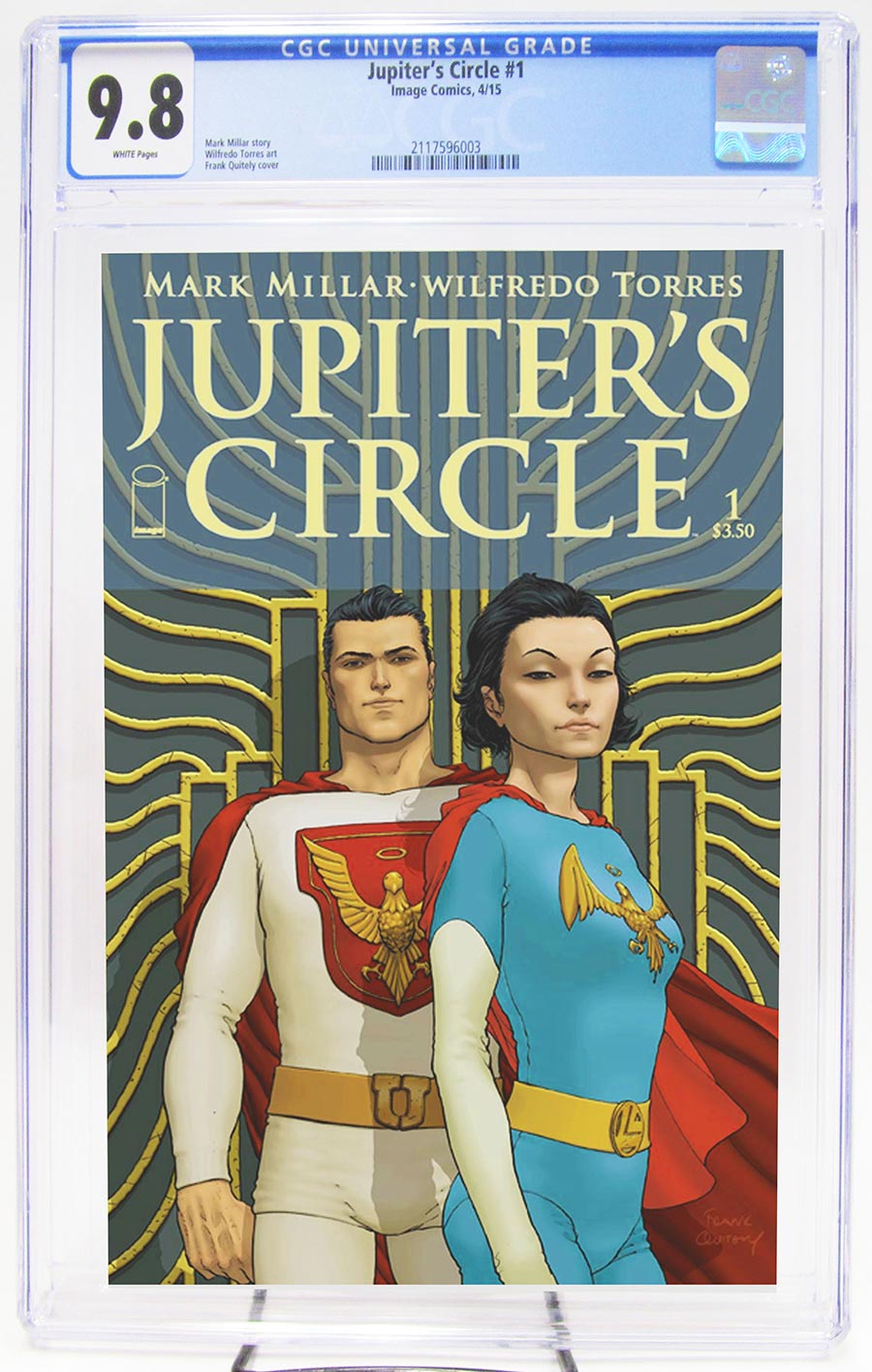 Jupiters Circle #1 Cover E Frank Quitely CGC 9.8