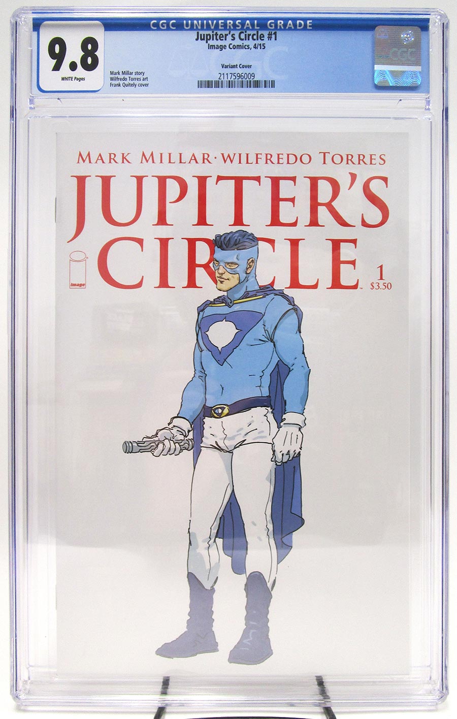 Jupiters Circle #1 Cover F Frank Quitely Variant CGC 9.8