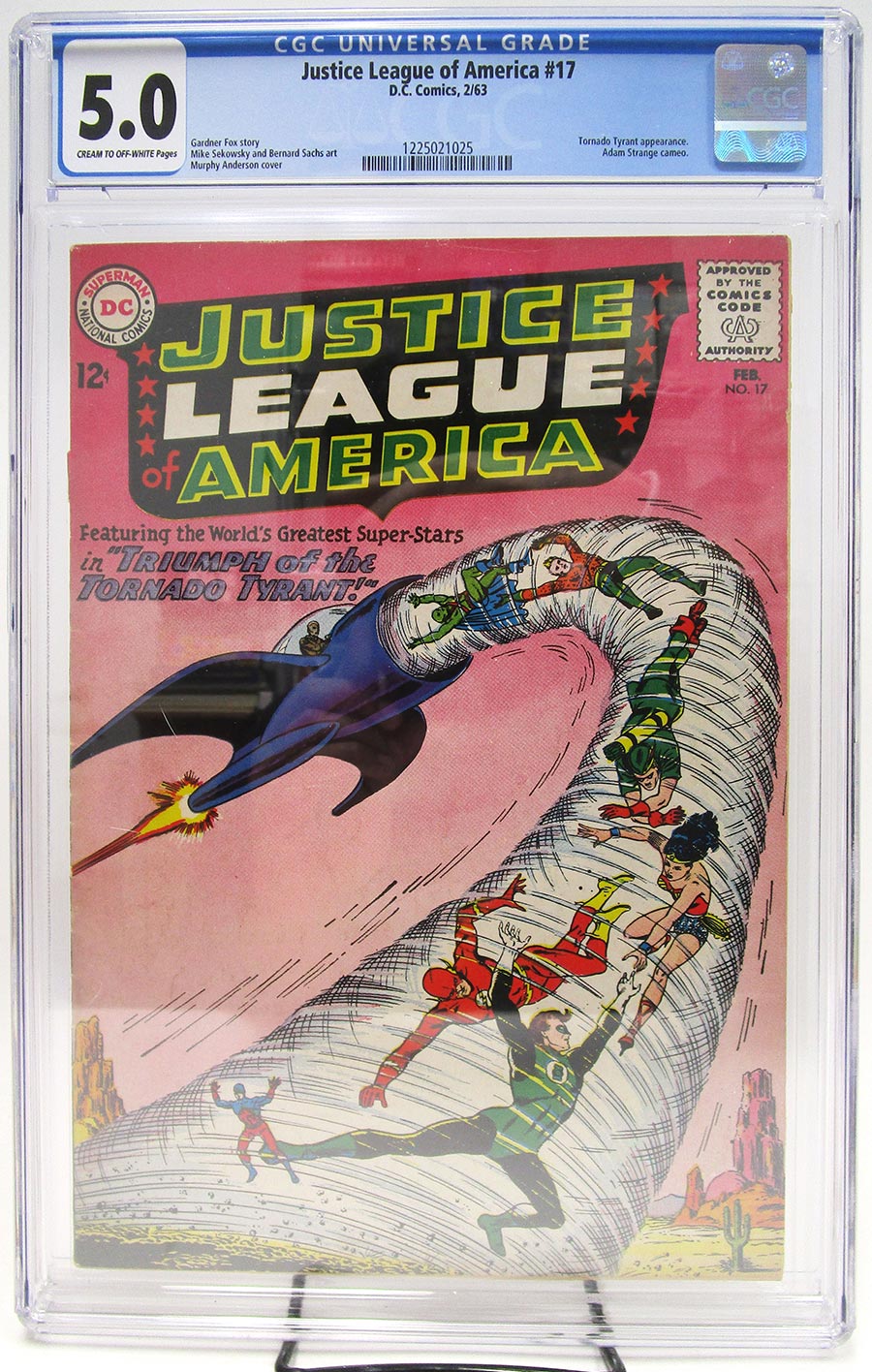 Justice League Of America #17 Cover B CGC 5.0