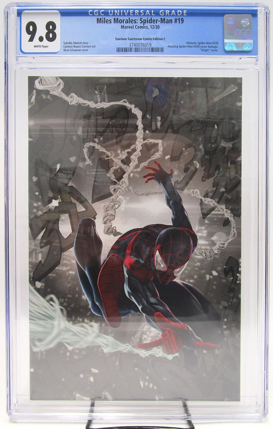 Miles Morales Spider-Man #19 Cover C Sanctum Sanctorum Comics Variant CGC 9.8
