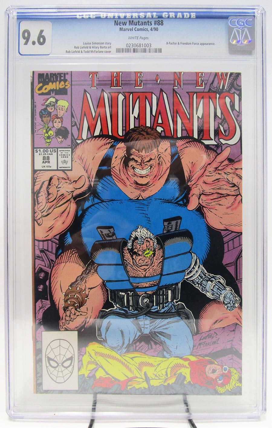 New Mutants #88 Cover B CGC 9.6