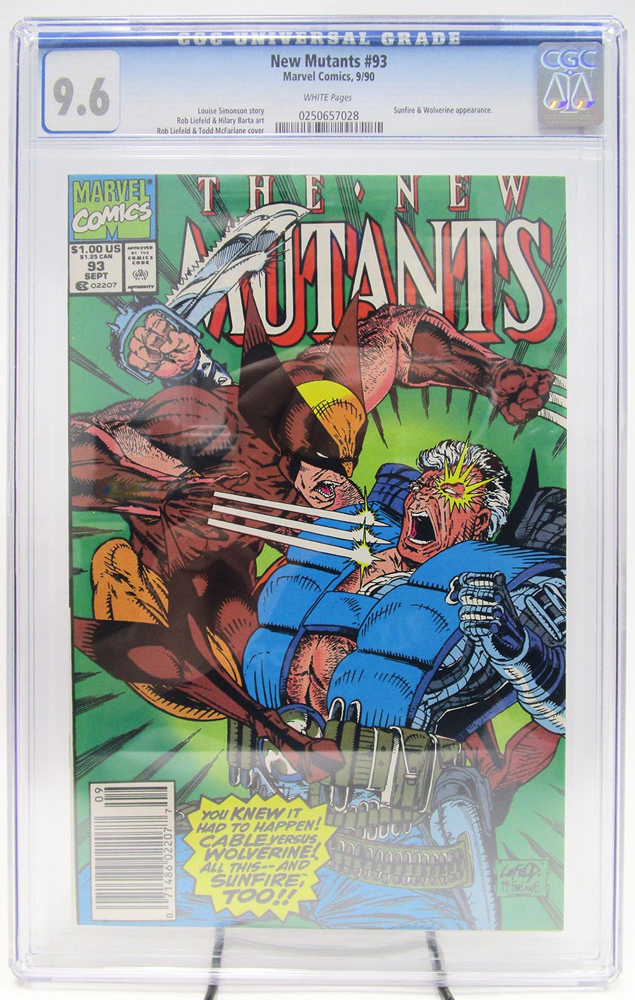 New Mutants #93 Cover C CGC 9.6