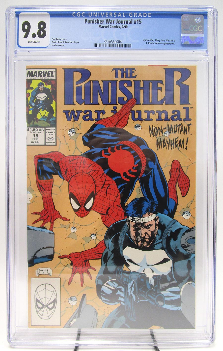 Punisher War Journal #15 Cover B CGC 9.8