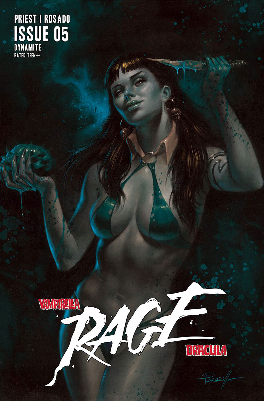 Vampirella Dracula Rage #5 Cover K Variant Lucio Parrillo Ultraviolet Cover