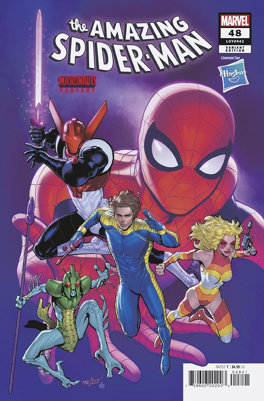 Amazing Spider-Man Vol 6 #48 Cover C Variant David Marquez Micronauts Cover