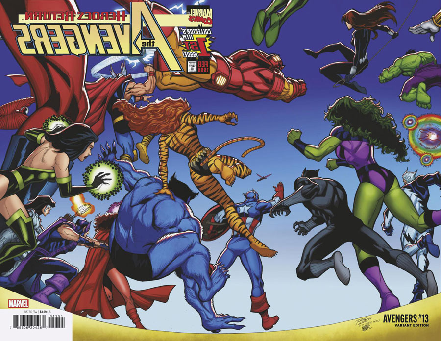 Avengers Vol 8 #13 Cover D Variant Ron Lim Wraparound Cover (Fall Of The House Of X Tie-In)