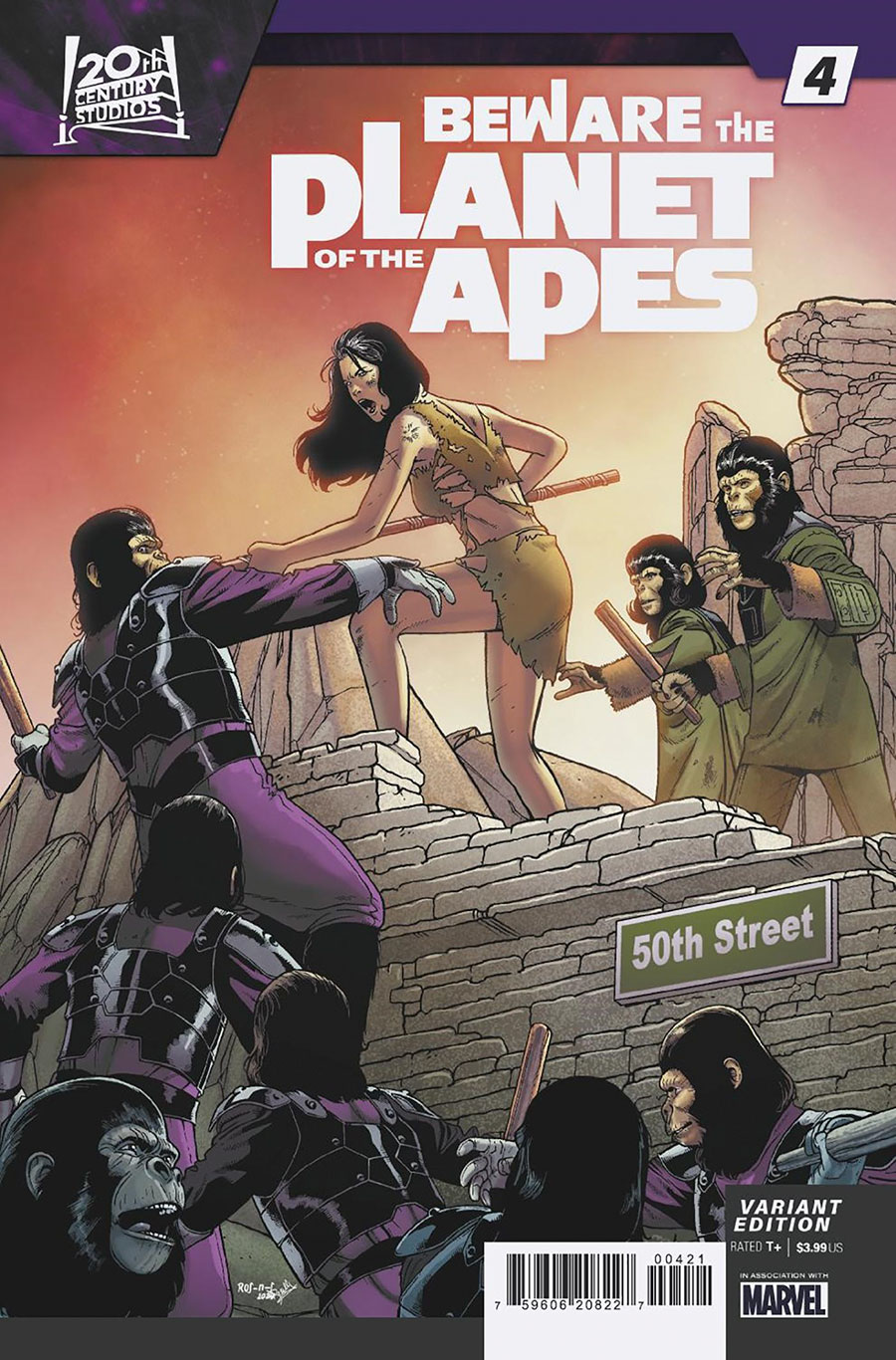 Beware The Planet Of The Apes #4 Cover B Variant Ramon Rosanas Cover