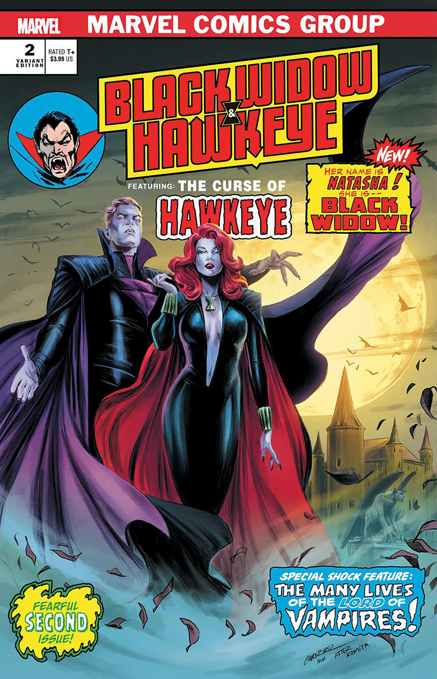 Black Widow And Hawkeye #2 Cover B Variant Carmen Carnero Vampire Cover