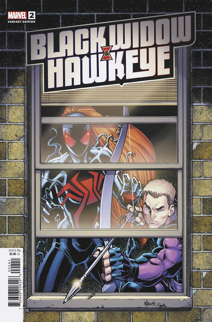 Black Widow And Hawkeye #2 Cover D Variant Todd Nauck Windowshades Cover