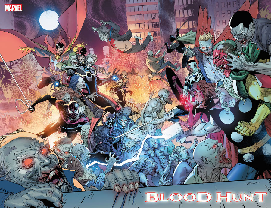 Blood Hunt #1 Cover D Variant Leinil Francis Yu Wraparound Cover - Midtown Comics