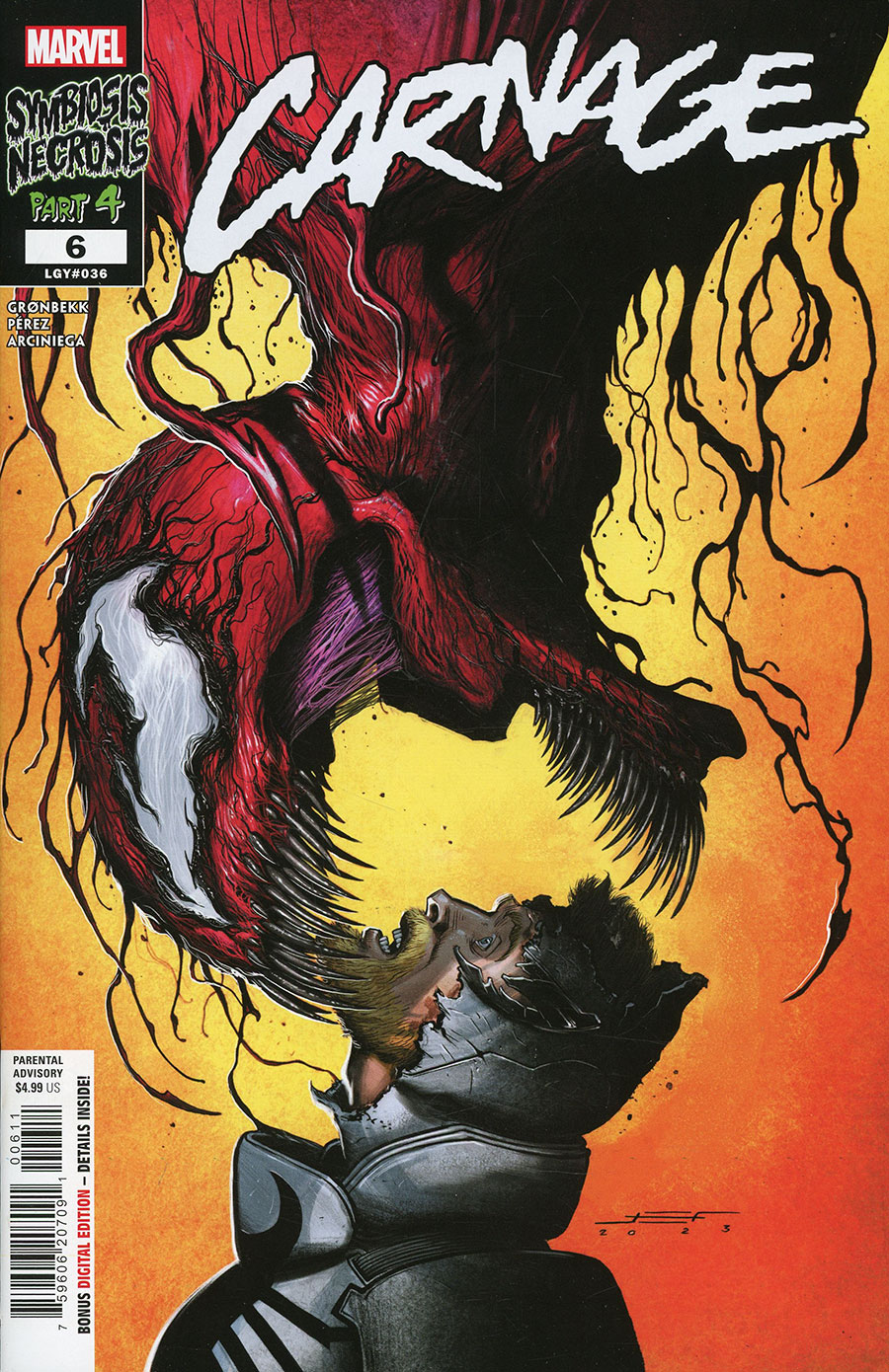 Carnage Vol 4 #6 Cover A Regular Juan Ferreyra Cover (Symbiosis Necrosis Part 4)