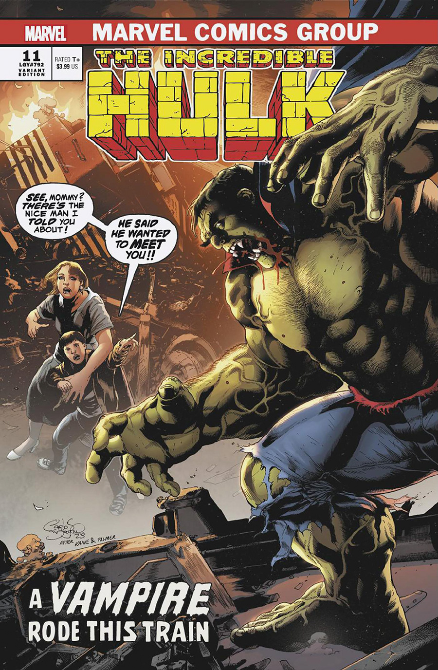 Incredible Hulk Vol 5 #11 Cover B Variant Carlos Magno Vampire Cover