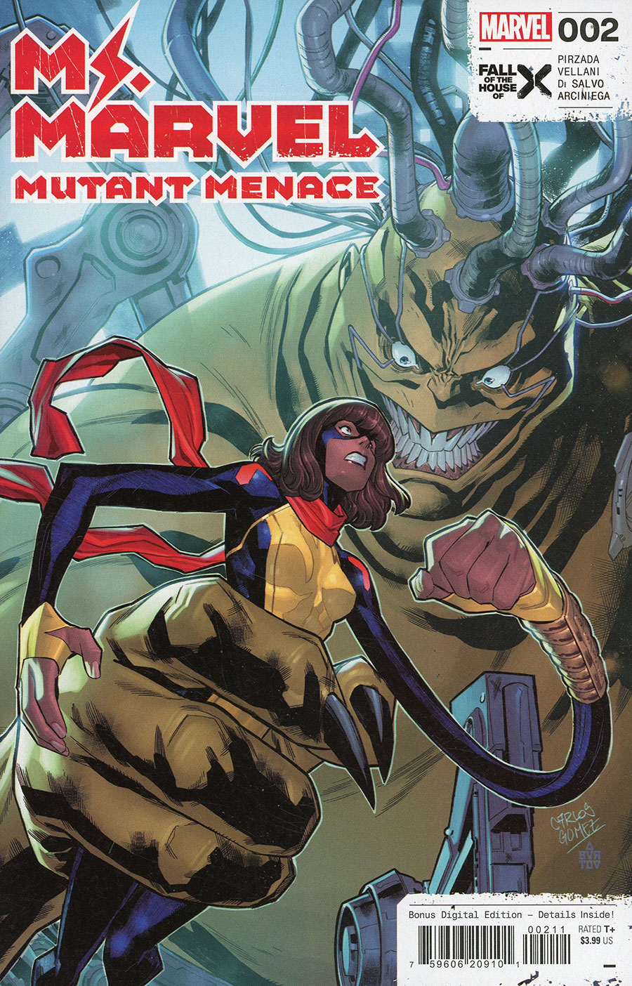 Ms Marvel Mutant Menace #2 Cover A Regular Carlos Gomez Cover