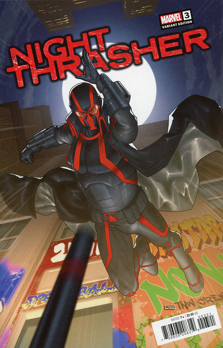 Night Thrasher Vol 2 #3 Cover B Variant Taurin Clarke Cover
